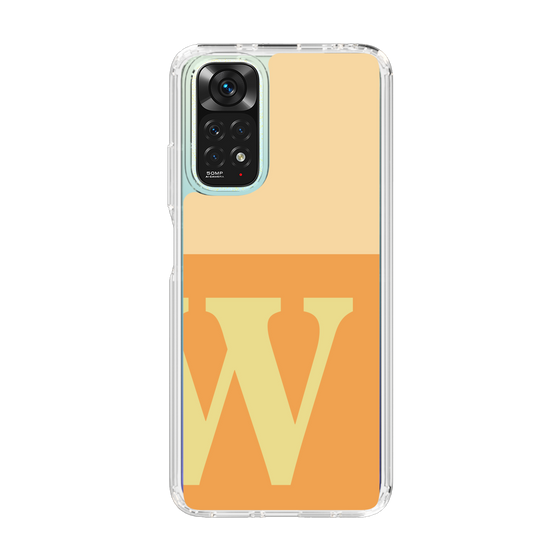 Slim Protection Case［ Original - initial two tone - W orange ］