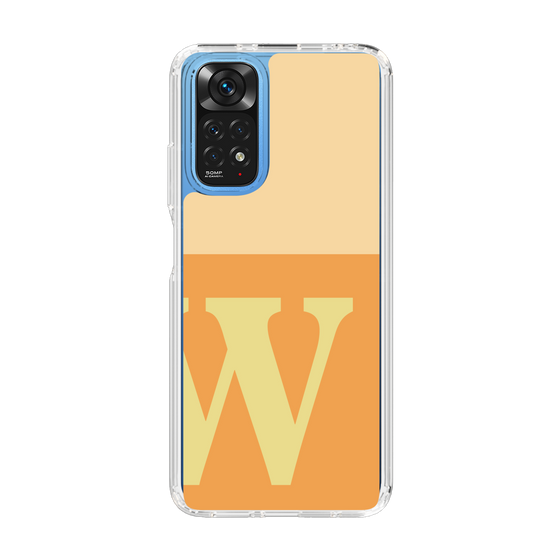 Slim Protection Case［ Original - initial two tone - W orange ］