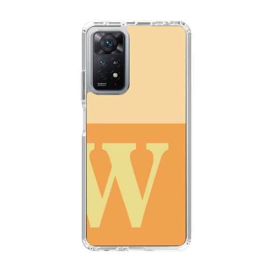 Slim Protection Case［ Original - initial two tone - W orange ］