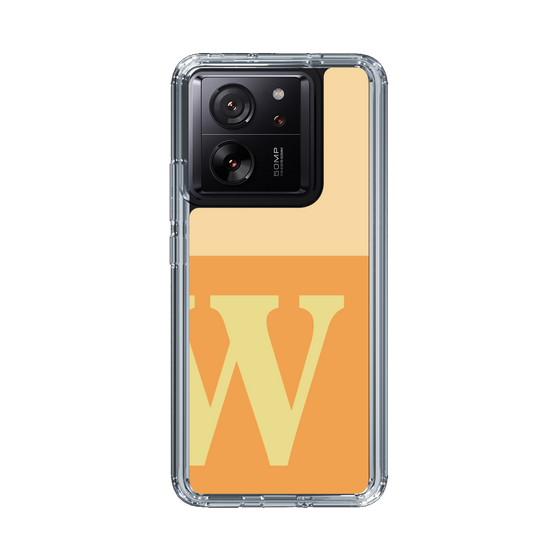 Slim Protection Case［ Original - initial two tone - W orange ］