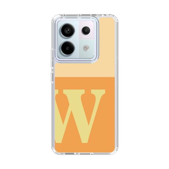Slim Protection Case［ Original - initial two tone - W orange ］