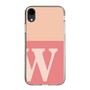 Slim Protection Case［ Original - initial two tone - W pink ］