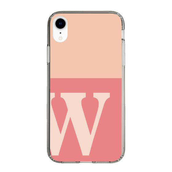 Slim Protection Case［ Original - initial two tone - W pink ］