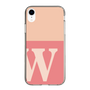 Slim Protection Case［ Original - initial two tone - W pink ］