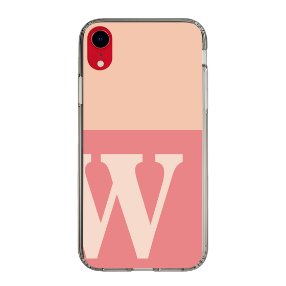 Slim Protection Case［ Original - initial two tone - W pink ］