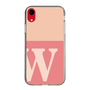 Slim Protection Case［ Original - initial two tone - W pink ］