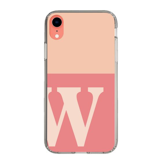 Slim Protection Case［ Original - initial two tone - W pink ］
