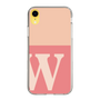 Slim Protection Case［ Original - initial two tone - W pink ］