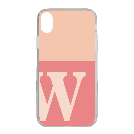Slim Protection Case［ Original - initial two tone - W pink ］