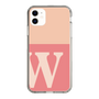 Slim Protection Case［ Original - initial two tone - W pink ］