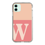Slim Protection Case［ Original - initial two tone - W pink ］