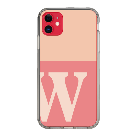 Slim Protection Case［ Original - initial two tone - W pink ］