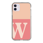 Slim Protection Case［ Original - initial two tone - W pink ］