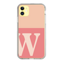 Slim Protection Case［ Original - initial two tone - W pink ］