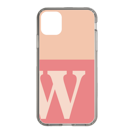 Slim Protection Case［ Original - initial two tone - W pink ］