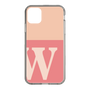 Slim Protection Case［ Original - initial two tone - W pink ］