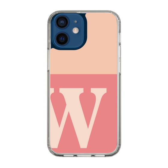 Slim Protection Case［ Original - initial two tone - W pink ］