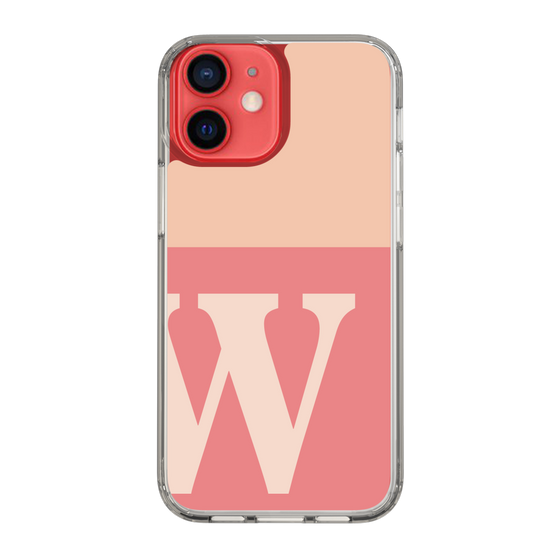 Slim Protection Case［ Original - initial two tone - W pink ］
