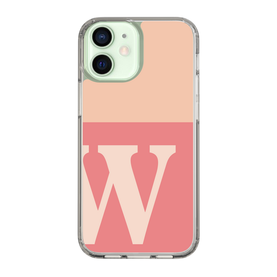 Slim Protection Case［ Original - initial two tone - W pink ］
