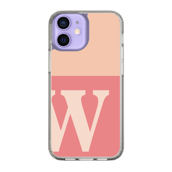 Slim Protection Case［ Original - initial two tone - W pink ］