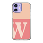 Slim Protection Case［ Original - initial two tone - W pink ］