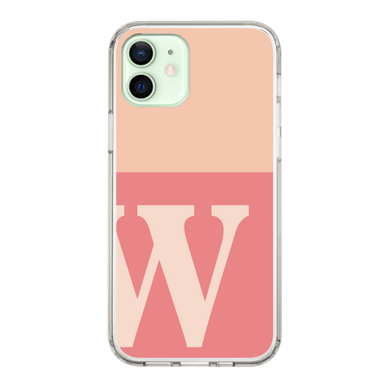 Slim Protection Case［ Original - initial two tone - W pink ］