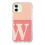 Slim Protection Case［ Original - initial two tone - W pink ］