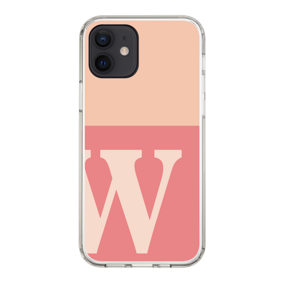 Slim Protection Case［ Original - initial two tone - W pink ］
