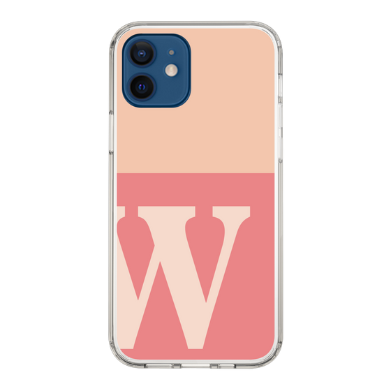 Slim Protection Case［ Original - initial two tone - W pink ］