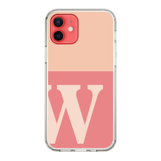 Slim Protection Case［ Original - initial two tone - W pink ］