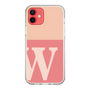 Slim Protection Case［ Original - initial two tone - W pink ］