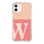 Slim Protection Case［ Original - initial two tone - W pink ］