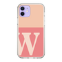 Slim Protection Case［ Original - initial two tone - W pink ］