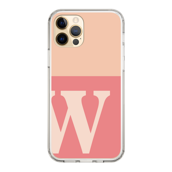 Slim Protection Case［ Original - initial two tone - W pink ］