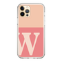Slim Protection Case［ Original - initial two tone - W pink ］