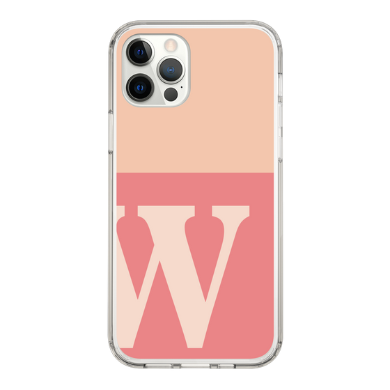 Slim Protection Case［ Original - initial two tone - W pink ］