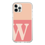Slim Protection Case［ Original - initial two tone - W pink ］