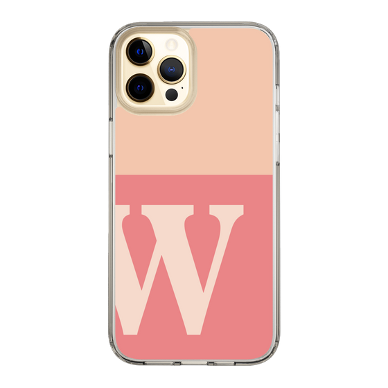 Slim Protection Case［ Original - initial two tone - W pink ］