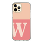 Slim Protection Case［ Original - initial two tone - W pink ］