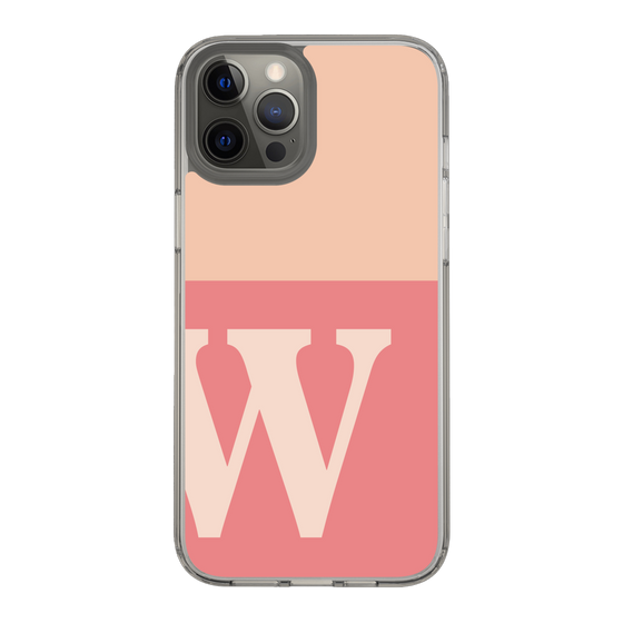 Slim Protection Case［ Original - initial two tone - W pink ］
