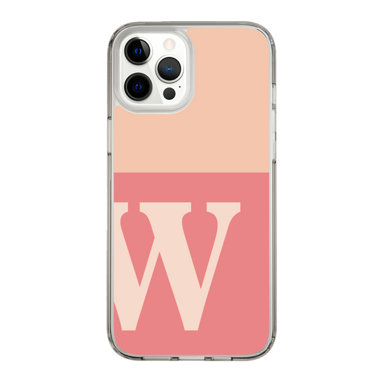 Slim Protection Case［ Original - initial two tone - W pink ］