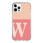 Slim Protection Case［ Original - initial two tone - W pink ］