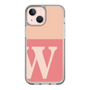 Slim Protection Case［ Original - initial two tone - W pink ］