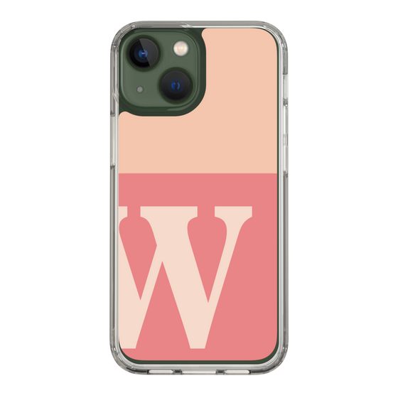 Slim Protection Case［ Original - initial two tone - W pink ］
