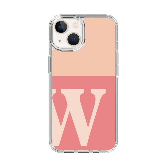 Slim Protection Case［ Original - initial two tone - W pink ］