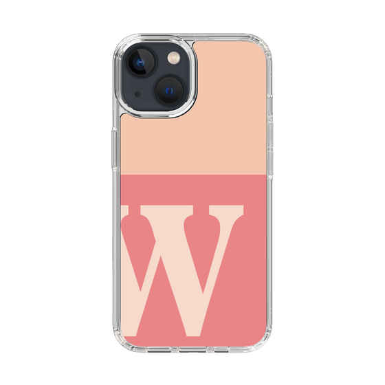Slim Protection Case［ Original - initial two tone - W pink ］