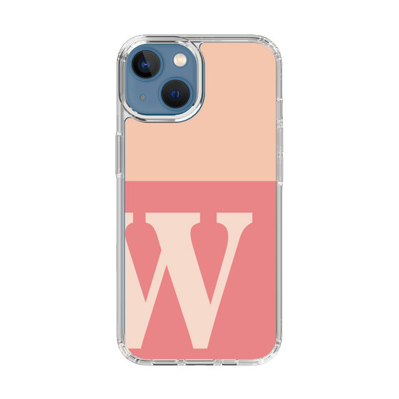 Slim Protection Case［ Original - initial two tone - W pink ］