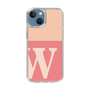 Slim Protection Case［ Original - initial two tone - W pink ］