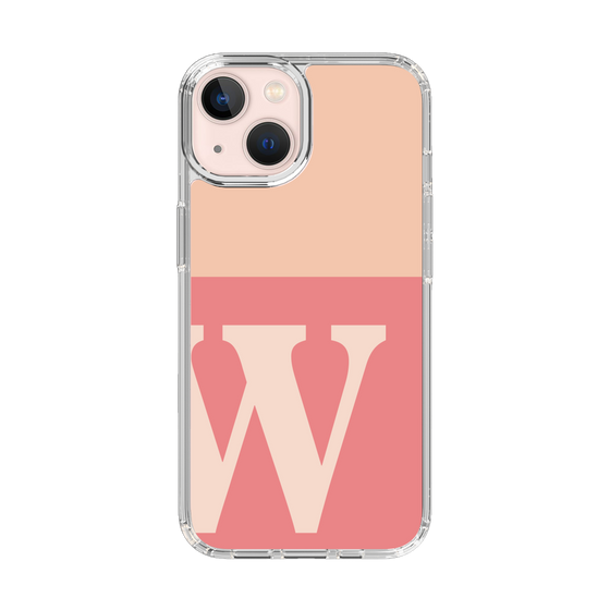 Slim Protection Case［ Original - initial two tone - W pink ］