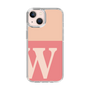 Slim Protection Case［ Original - initial two tone - W pink ］